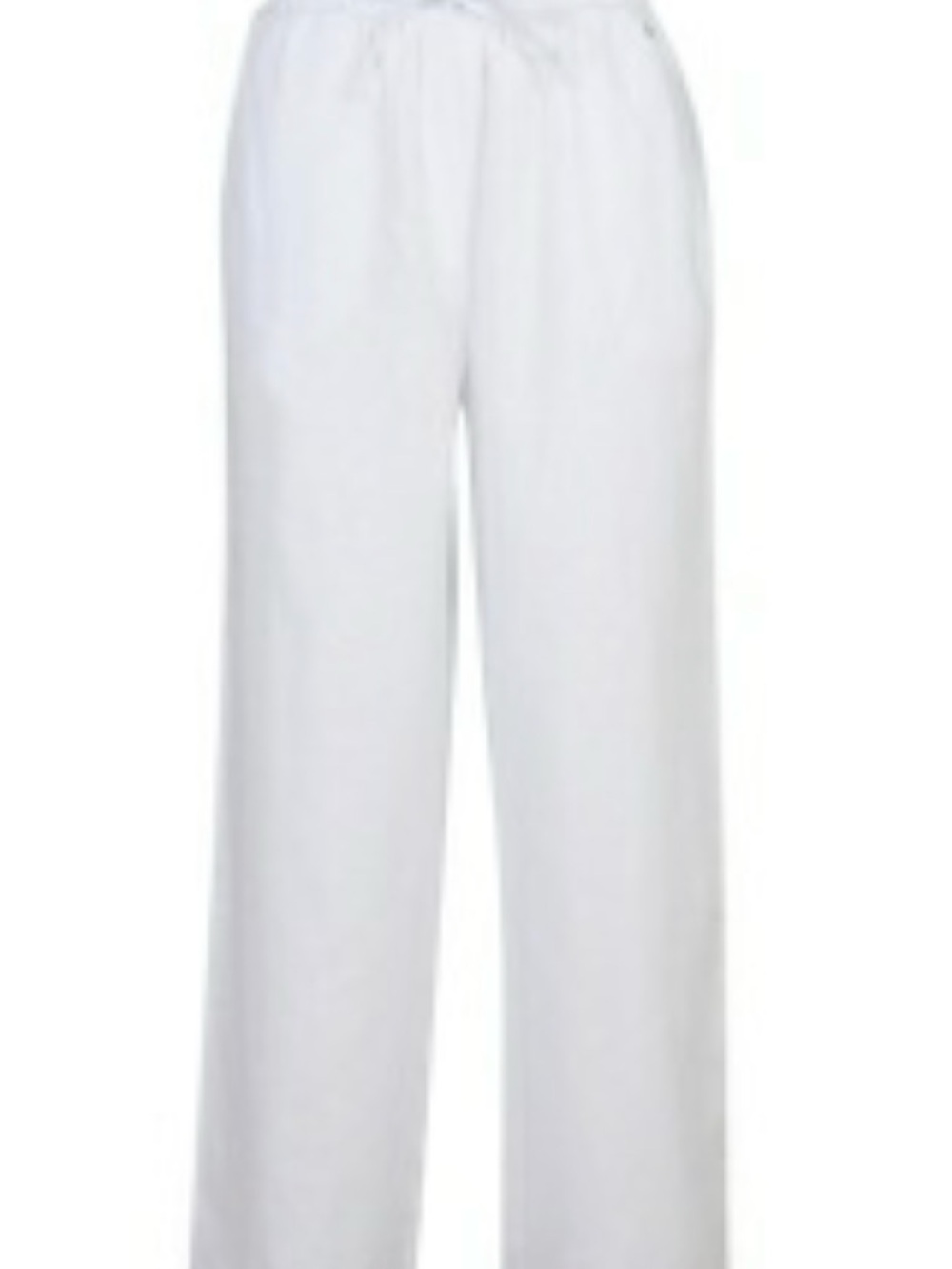 Barbour Women's White Wide-Leg Drawstring Pants